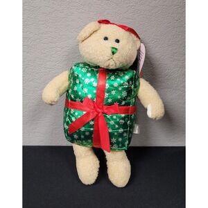 Sugar Loaf Christmas Gift Box Bear 14 inch Plush Stuffed Animal
